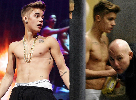Justin Bieber, Shirtless Justin Bieber, Shirtless